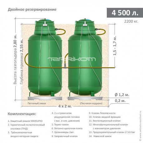 Газгольдер бытовой