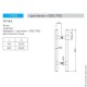 Ручка (комплект) 25x275х450 мм для стеклянной двери 8-12 мм, оргстекло + PSS (полированная нержавеющая сталь)