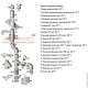 Дефлектор (зонт-К с ветрозащитой) дымохода (нерж. 430/0,5 мм)